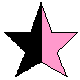 Pink & Black Star