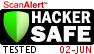 HACKER SAFE certified sites prevent over 99.9% of hacker crime.