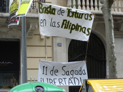 Barcelona Spain Solidarity