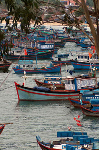 We hadn't been able to get a train or plane ticket to travel on a public holiday in Vietnam, so our host at Jungle Beach near Nha Trang organised a local to drive us the 10 hours to Hoi An.Susan Packer, Northcote