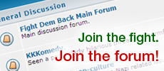 Join 
the fight. Join the forum!