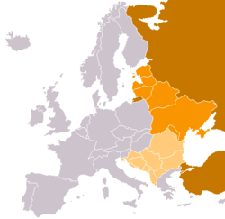 CIA World Factbook classification:        Eastern Europe      Southeastern Europe      Transcontinental