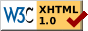  Valid XHTML 1.0!