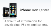 Access the iPhone Dev Center