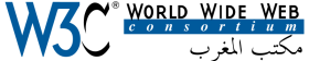 The World Wide Web Consortium (W3C) Moroccan Office logo