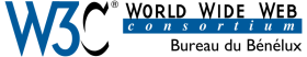 Le  logo du W3C Bénélux 