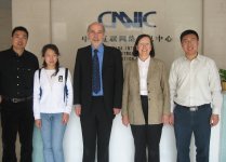 From left to right: Xaling Tan, Anqi Li, Klaus Birkenbihl, Edith Birkenbihl, Guanghao Li