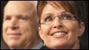 Sarah Palin (R) with John McCa in Dayton, Ohio (29/08/2008)