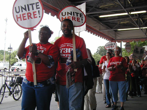 Congress Hotel Picket