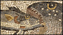 A fragment of a Roman mosaic, circa 300AD