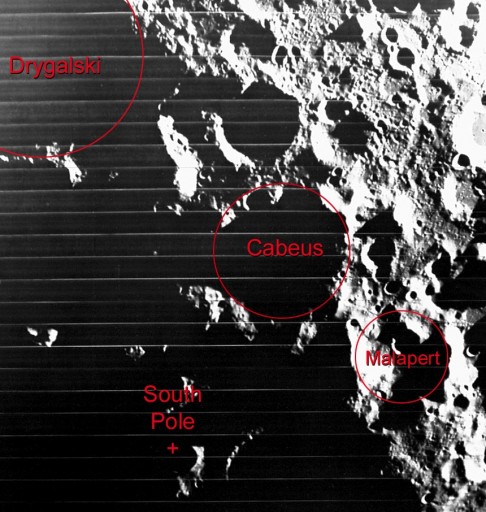 Cabeus and other craters