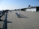 Roof observation deck at Schiphol Airport (AMS), Amsterdam, Netherlands.