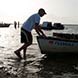 Oysterman launches boat