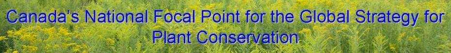 Canada's National Focal Point
for the Global Strategy for Plant Conservation