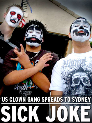 Clown gang spreads to Sydney