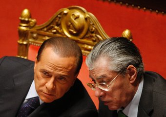 Silvio Berlusconi e Umberto Bossi