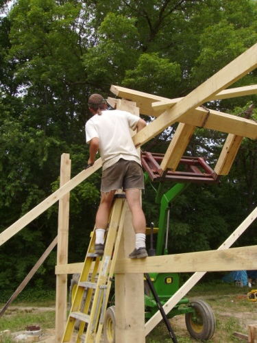 Sitting the notched beams