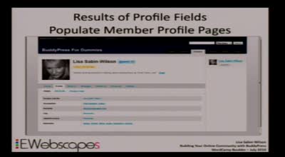 Lisa Sabin-Wilson: BuddyPress 101