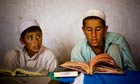 Young religious students in a madrassa in Lashkar Gah, Afghanistan