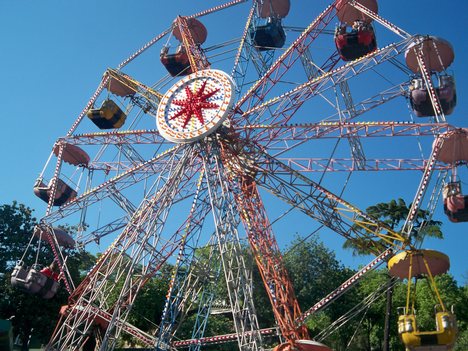 Ferris Wheel in Amusement park - Lunapark - Fun Fair