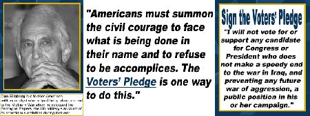 Daniel Ellsberg: Vietnam, Iraq and the Voters' Pledge