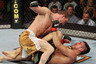 BOSTON - AUGUST 28:  Gray Maynard (L) fights against Kenny Florian during their UFC lightweight bout at the TD Garden on August 28 2010 in Boston Massachusetts.  (Photo by Josh Hedges/Zuffa LLC/Zuffa LLC via Getty Images)