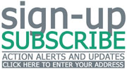 Sign up for action alerts and updates