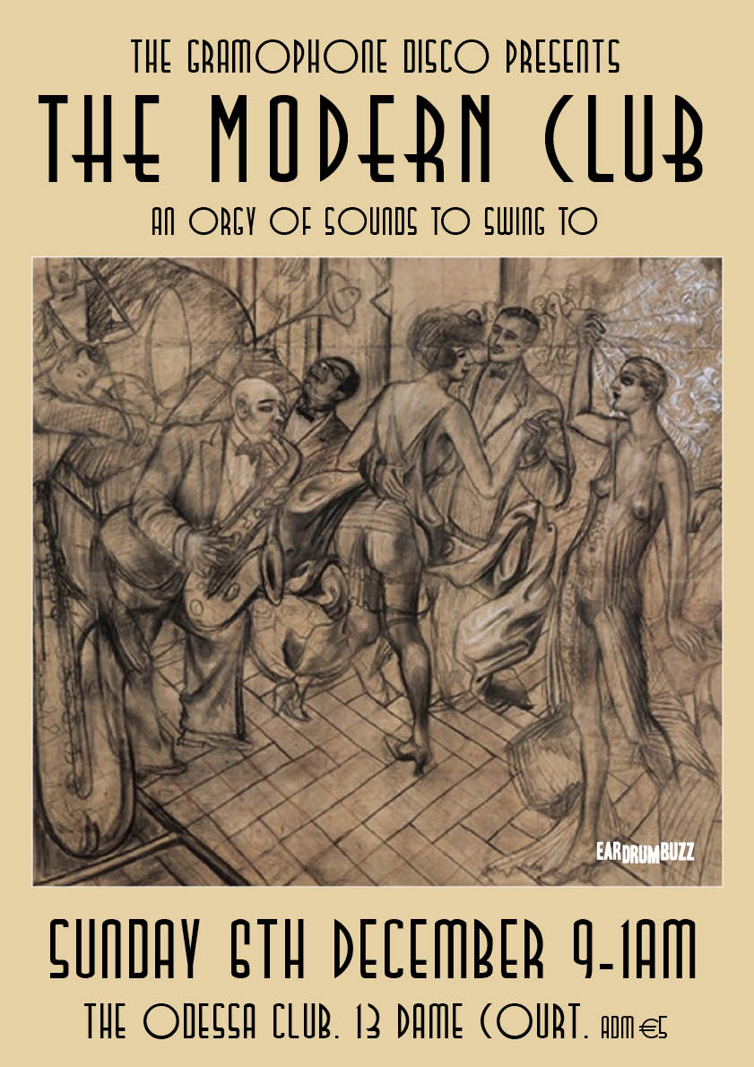 the modern club poster