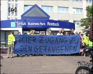 Illegal situation at the G8-prison in Rostock