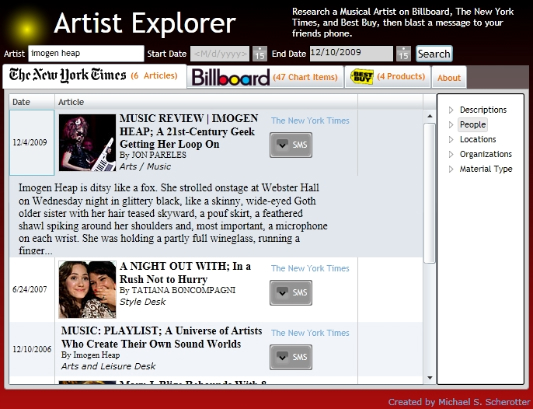 Artist Explorer