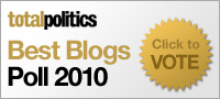 Click here to vote in the Total Politics Best Blogs Poll 2010