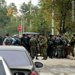 Chechen parliament attacked