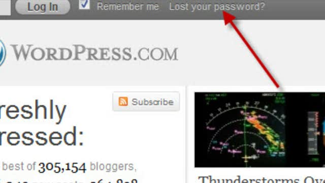 WordPress.com: Recovering or Changing Your Password