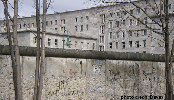 Berlin Wall: Photo Credit to Davax