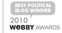 2010 Webby Award Winner for Best Political Blog