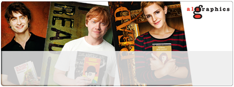 Daniel Radcliffe, Rupert Grint, Emma Watson READ posters