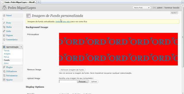 Adicionar Fundos Personalizados no WordPress 3.0