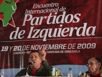 President Chavez addresses Conference of Left Parties (ABN)