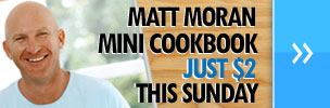 Matt Moran mini cookbook