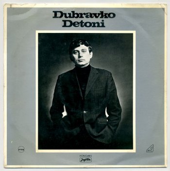 Dubravko Detoni s/t Jugoton LP front cover