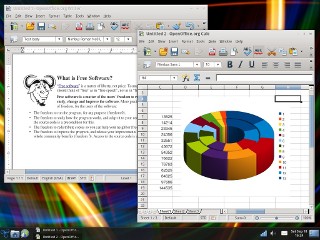 Screenshot of GNU