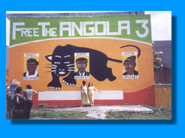 1. Angola Mural 2003 -- 2. Albert Woodfox