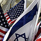 u.s., israeli flags