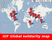 IUF Global Solidarity Map.