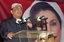 Pakistan's President Asif Alil Zardari deliver his speech during a ceremony marking the 56th birthday of his late wife, former Prime Minister Benazir Bhutto, Sunday, June 21, 2009 in Naudaro near Larkana, Pakistan.