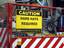 Caution Sign - construction site sign