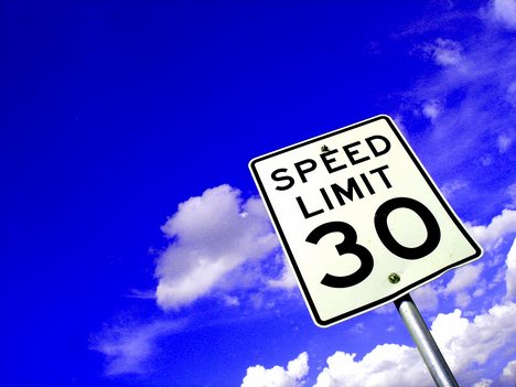 U.S. speed limit sign, in miles per hour. Traffic signs or road signs are signs erected at the side of roads to provide information to road users.