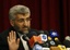 Iran's top nuclear negotiator, Saeed Jalili, talks with media during a press conference, in Tehran, Iran, Friday, Feb. 22, 2008. Jalili welcomed a report released by the U.N. nuclear watchdog Friday on Tehran's atomic program, saying it provided more evidence vindicating th