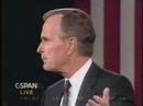 Clinton vs. Bush in 1992 Debate