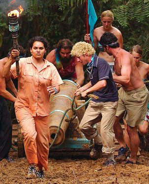 Sandra Diaz-Twine, who was named the sole survivor on the 7th season of the CBS reality show Survivor, leads the cast of Survivor: Pearl Islands.